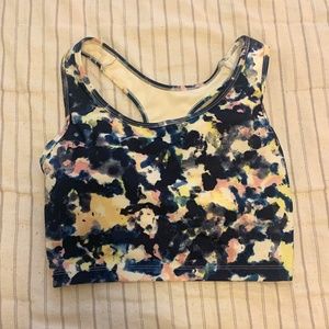 ELLIE ACTIVEWEAR CROP TOP WITH BRA - SIZE M
